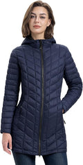 Thermolite Infrared Technology Quilted Jacket, Water Resistant, Transitional Jacket with Hood for Cold, Wet Weather
